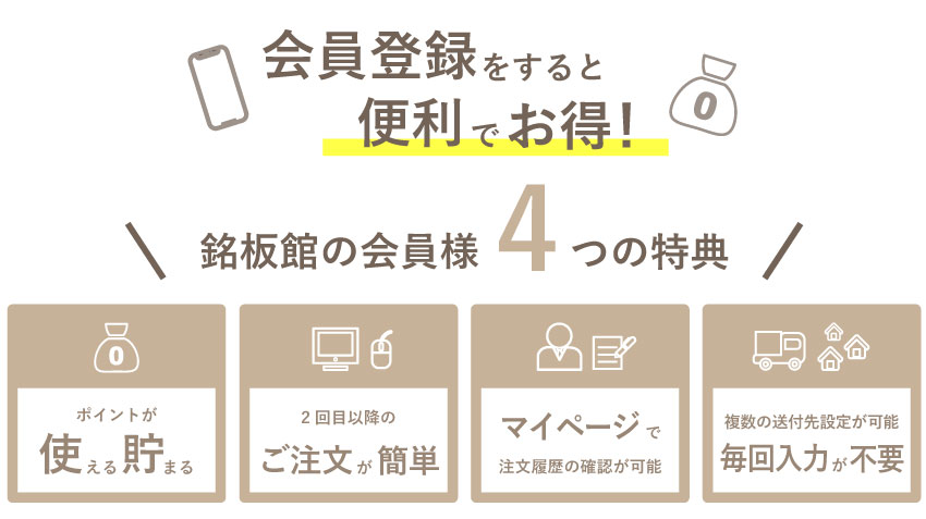 銘板館 会員登録のご案内