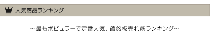 人気商品ランキング