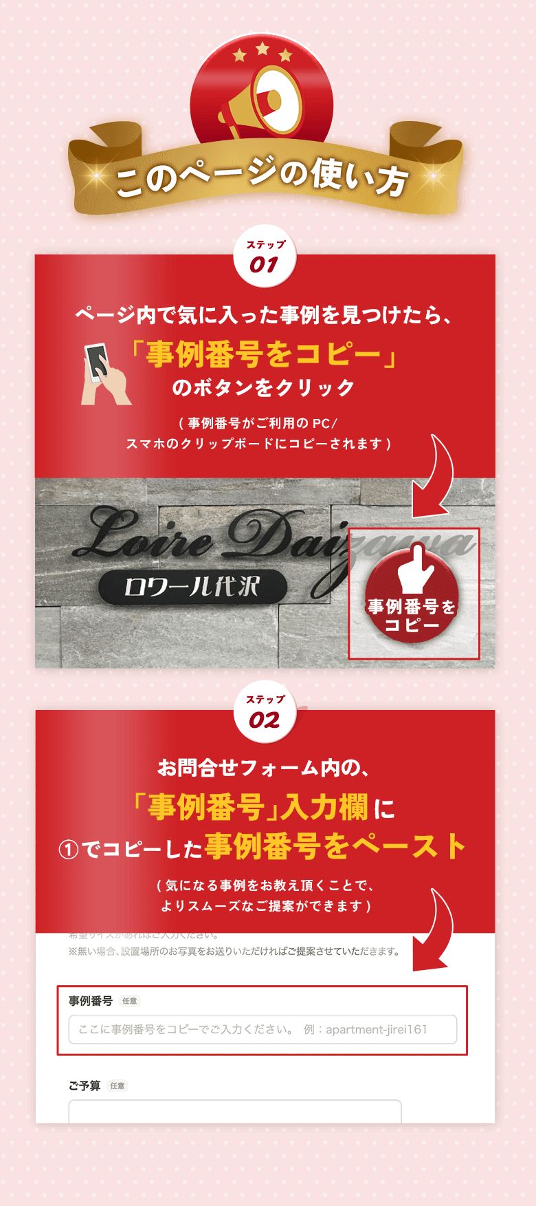 このページの使い方