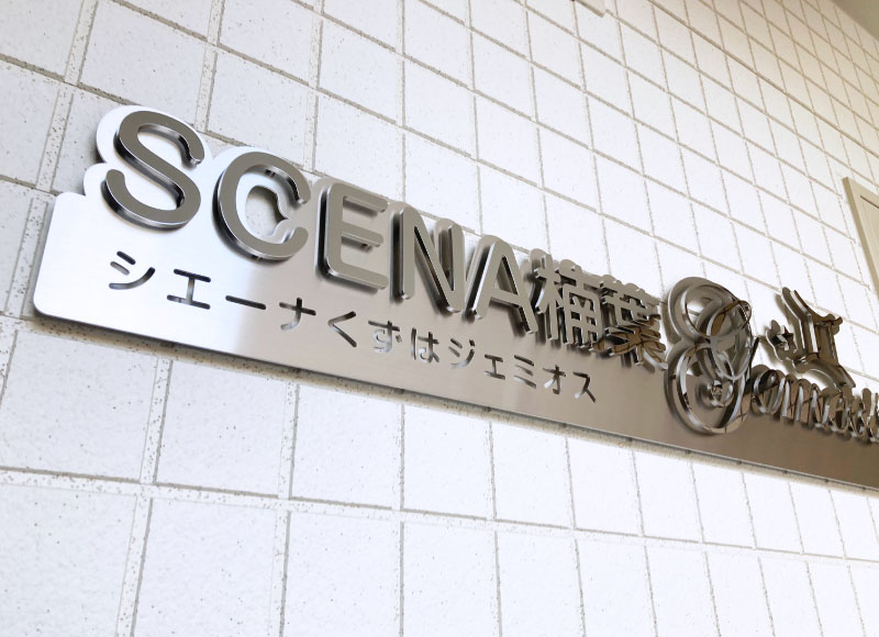 建物名称 切り文字銘板 ステンレスの表札