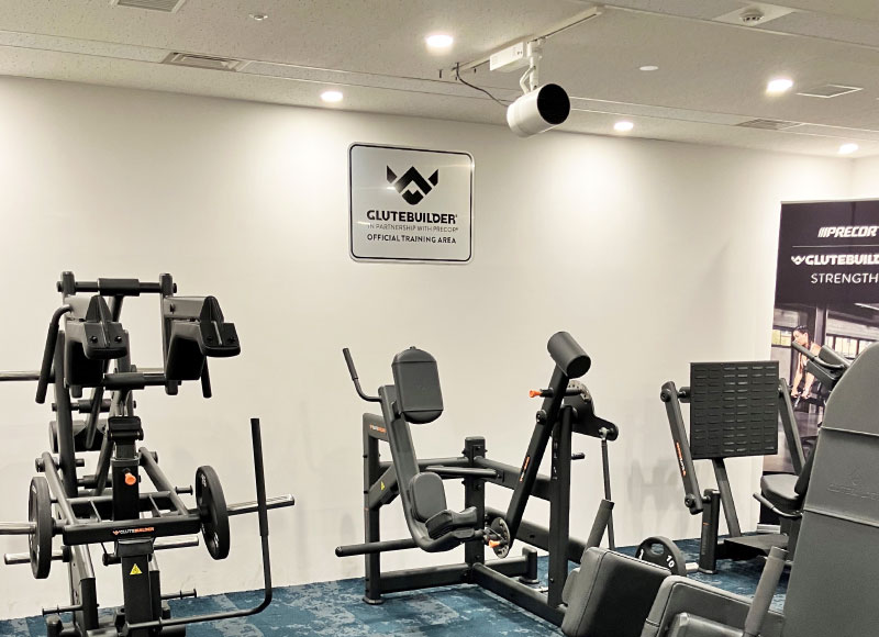 トレーニングルームの案内板 アルミ複合板の看板 ジムの表札